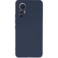 Mudanis Xiaomi Mi 12 Lite Kılıf Nano Içi Kadife Silikon - Lacivert