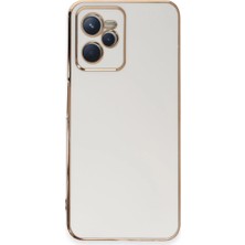 Mudanis Realme C35 Kılıf Volet Silikon - Beyaz