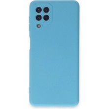 Mudanis Samsung Galaxy A22 Kılıf Nano Içi Kadife Silikon - Mavi