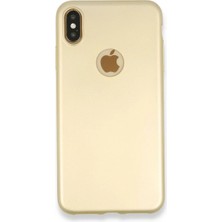Mudanis Apple Iphone Xs Max Kılıf First Silikon - Gold