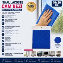 Muggio 40X50 Ithal Cam Bezi Mikrofiber Cam Silme Bezi Iz Tüy Hav Bırakmaz