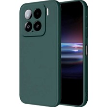 Mudanis Xiaomi Mi 15 Pro Kılıf Nano Içi Kadife Silikon - Koyu Yeşil