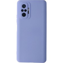 Mudanis Xiaomi Redmi Note 10 Pro Kılıf Nano Içi Kadife Silikon - Lila