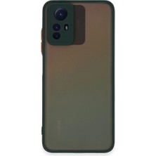 Mudanis Xiaomi Redmi Note 12S Kılıf Montreal Silikon Kapak - Yeşil