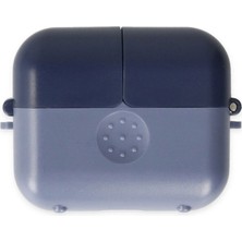 Mudanis Apple Airpods 3 (3.nesil) Basmalı Kılıf - Mavi-Lacivert