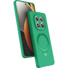 Mudanis Xiaomi Redmi Note 15 Pro 4g Regal Magsafe Standlı Kapak - Yeşil
