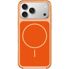Mudanis Joko Apple Iphone 17 Pro Max Vizima Animasyonlu Magsafe Kapak - Turuncu