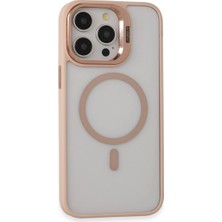 Mudanis Joko Apple Iphone 15 Pro Max Kılıf Roblox Lens Magsafe Standlı Kapak - Pudra