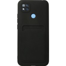 Mudanis Xiaomi Redmi 9c Kılıf Kelvin Kartvizitli Silikon - Siyah