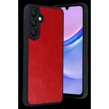 Mudanis Samsung Galaxy A57 5g Aras Deri Kapak - Kırmızı