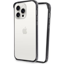Mudanis Joko Apple Iphone 15 Pro Max Land Bumper Koruma Kapak - Siyah