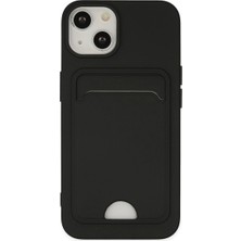 Mudanis Apple Iphone 14 Plus Kılıf Kelvin Kartvizitli Silikon - Siyah