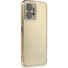 Mudanis Xiaomi Redmi Note 12 4g Kılıf Razer Lensli Silikon - Gold