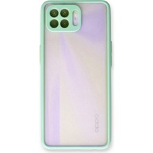 Mudanis Oppo Reno 4 Lite Kılıf Montreal Silikon Kapak - Turkuaz