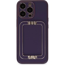 Mudanis Apple Iphone 14 Pro Kılıf Coco Elit Kapak - Derin Mor