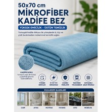 Muggio 50X70 Mikrofiber Kadife Bez Oto Kurulama Temizlik Bezi Iz Tüy Hav Bırakmaz