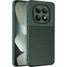 Mudanis Xiaomi Redmi Note 15 Pro Plus 5g Auto Focus Karbon Kapak - Koyu Yeşil