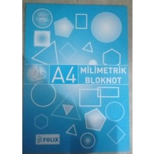 Folix A4 Milimetrik Teknik Resim Bloknot 30 Yaprak
