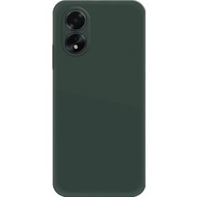 Mudanis Oppo A38 Kılıf First Silikon - Koyu Yeşil