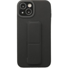 Mudanis Apple Iphone 14 Plus Kılıf Mega Standlı Silikon - Siyah