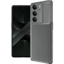 Mudanis Realme C75 4g Auto Focus Karbon Kapak - Gri