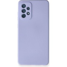 Mudanis Samsung Galaxy A72 Kılıf Nano Içi Kadife Silikon - Lila