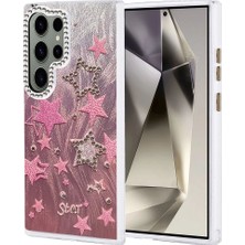 Mudanis Samsung Galaxy S23 Ultra Kılıf Blade Aynalı Desenli Kapak - Desen 7