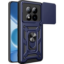 Mudanis Xiaomi Redmi Note 15 Pro 5g Pars Lens Yüzüklü Silikon - Lacivert