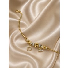 Rome Oro Kelebek Charm Bileklik