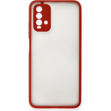 Mudanis Xiaomi Redmi 9t Kılıf Montreal Silikon Kapak - Kırmızı