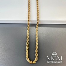 Mudanis Çelik Burgu Halat Zincir 4mm