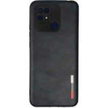 Mudanis Xiaomi Redmi 10C Kılıf Loop Deri Silikon - Lacivert