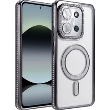 Mudanis Xiaomi Redmi 15C 4g Joke Simli Magneticsafe Kılıf - Siyah