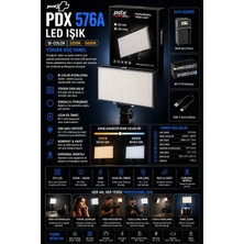 Pdx 576A LED Işık | Bi-Color | Yüksek Güç Panel