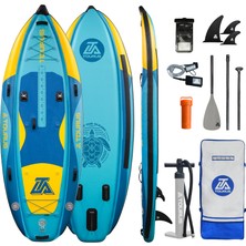 Tourus TS-DB01 335X120X15 cm Şişme Fishing Sup Board – 350 kg Taşıma Kapasiteli Profesyonel Balıkçı Paddle Board Seti