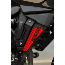 Banxtre Bajaj Pulsar NS200 Için Yan Radyatör Kapakları Için Bajaj Yazılı Sticker Seti (Sağ ve Sol)