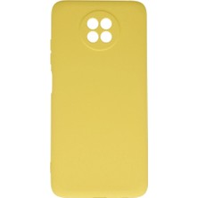 Mudanis Xiaomi Redmi Note 9 5g Kılıf Nano Içi Kadife Silikon - Sarı