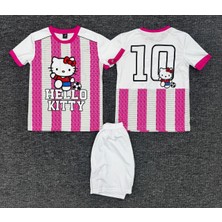 Rodak Spor Hello Kitty Resimli Şortlu Çocuk Forma