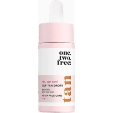 One.two.free! Doğal Işıltı Veren Bronzlaştırıcı Damla 15 ml