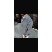 The Kaplan Clothing Balıksırtı Düğmeli Siyah Gömle