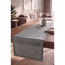 Miabella Home Masa Ranner 45 x 220 cm Runner Amerikan Servisi Keten Dokulu Masa Runner Dekoratif Runner