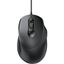 T-Wolf V2 Kablolu Mouse 1600 Dpı Ergonomik USB Ofis Laptop Mouse Siyah