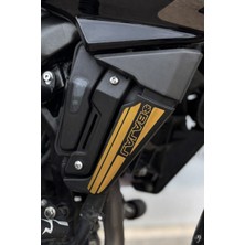 Banxtre Bajaj Pulsar NS200 Için Yan Radyatör Kapakları Için Bajaj Yazılı Sticker Seti (Sağ ve Sol)