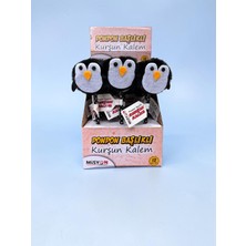 Misyon Penguen Ponpon Başlıklı Kurşun Kalem 12'li