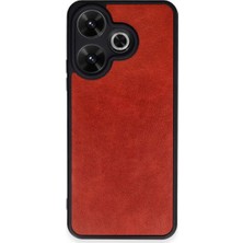 Uravas Store Xiaomi Redmi 13 4g Kılıf Aras Deri Kapak - Kırmızı