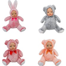 Uravas Store Mey Ithalat® 62581 Bebek Yüzlü Peluş Hayvanlar 35 cm