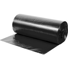 Omeyva Endüstriyel Hantal Boy Siyah Çöp Torbası Poşeti - 800 Gr. - 120 Litre - 120X150 cm -10 Adetlik Rulo