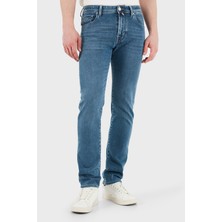 Jacob Cohen Pamuklu Slim Fit Normal Bel Dar Paça Jeans Erkek Kot Pantolon Jumq E009 030 P0019 V2 200D