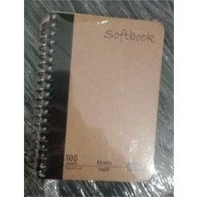 Folix  Softbook Kraft Kapaklı Spiralli  Defter 100 Yaprak 11,5X16,5 cm