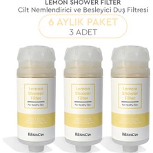 Bibimcos Lemon Shower Filter - Limon Özlü Duş Filtresi 3\'lü (6 Aylık Paket)